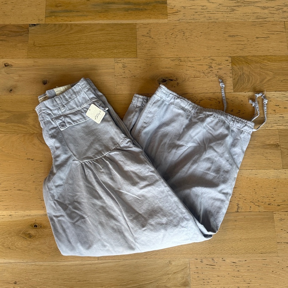 Free People We The Free Lotus Balloon Jeans-Blue Imagination-28-NWT - Picture 9 of 11